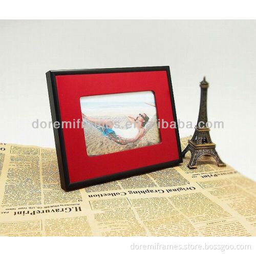 Beautiful red desk organizer with photo frame for decoration
